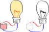 Two Light Bulbs Clip Art